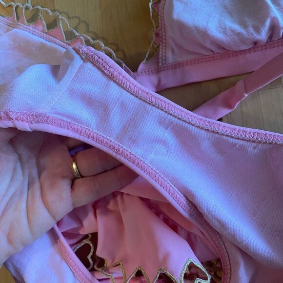 Luli Fama Bendita Luz Hearts Triangle Top and Full Bottom - Picture 12 of 12